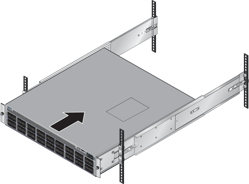 7280R3 and 7280R3A Series Rack Mounting the Switch Arista